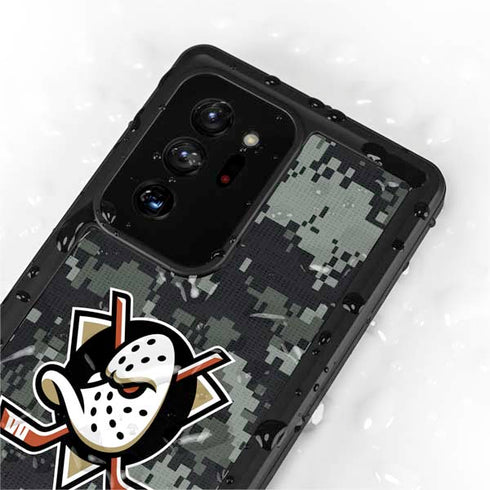 NHL Anaheim Ducks Camo Galaxy Note20 Ultra 5G Waterproof Case